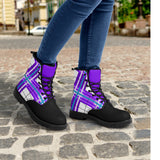 Tartan Womens Leather Boots