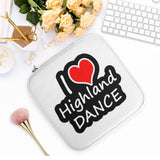 Highland Dancer Square Jewellery Case Box - Free p&p