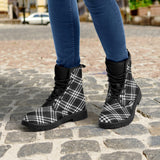 Tartan Womens Leather Boots