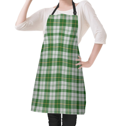 Apron - Green Clan Cunningham Dress Tartan -  Free p&p worldwide