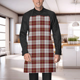 Apron - Burgundy Clan Cunningham Dress Tartan -  Free p&p worldwide