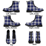 Womens Leather Boots - Clan Cunningham Dress Blue - Free p&p