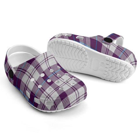 Clan Cunningham Dress Purple - Kids Soft Sandals - FREE p&p Worldwide