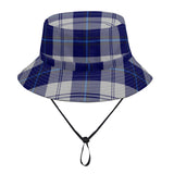 Clan Cunningham Blue Dress Tartan Bucket Hat - Free p&p