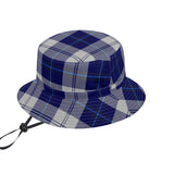 Clan Cunningham Blue Dress Tartan Bucket Hat - Free p&p
