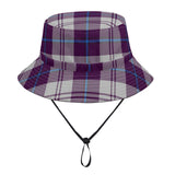 Clan Cunningham Purple Dress Tartan Bucket Hat - Free p&p