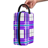 Gigha Sky Tartan - Travel Cosmetic Bag - FREE P&P Worldwide