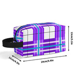 Gigha Sky Tartan - Travel Cosmetic Bag - FREE P&P Worldwide