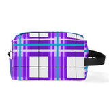 Gigha Sky Tartan - Travel Cosmetic Bag - FREE P&P Worldwide