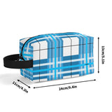Jura Sky Tartan - Travel Cosmetic Bag - FREE P&P Worldwide