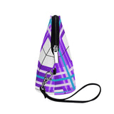 Gigha Sky Tartan Curved Cosmetic Bag - Free p&p Worldwide