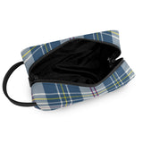 MacPherson Blue/Grey Tartan Dance Shoe Bags - Free p&p Worldwide
