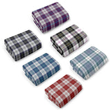 Tartan Hand Towels x 6 (45x66cm) - Free p&p Worldwide