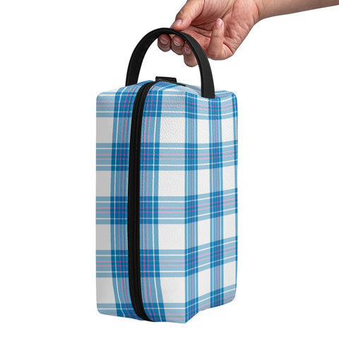 Bute Mist Tartan - Travel Cosmetic/Shoe Bag - FREE P&P Worldwide