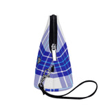 Cumbrae Mist Tartan Curved Cosmetic Bag - Free p&p Worldwide