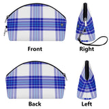 Cumbrae Mist Tartan Curved Cosmetic Bag - Free p&p Worldwide
