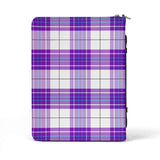 HIghland Tartan Leather Book Cover/Paperwork holder With Pocket no Strap