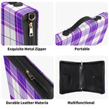 HIghland Tartan Leather Book Cover/Paperwork holder With Pocket no Strap