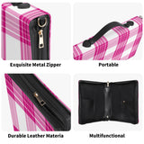 HIghland Tartan Leather Book Cover/Paperwork holder With Pocket no Strap