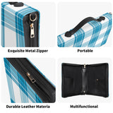 HIghland Tartan Leather Book Cover/Paperwork holder With Pocket no Strap