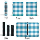 HIghland Tartan Leather Book Cover/Paperwork holder With Pocket no Strap