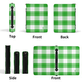 HIghland Tartan Leather Book Cover/Paperwork holder With Pocket no Strap