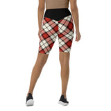 Ladies Tartan Biker Shorts - Free p&p Worldwide