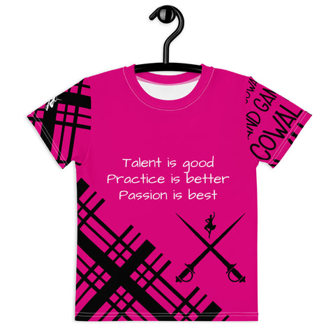 Cowal Games Kids crew neck t-shirt - Quote by Alison Williams - FREE p&p