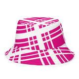Pink Tartan Reversible bucket hat