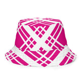 Pink Tartan Reversible bucket hat