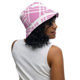 Pink Baby Tartan Reversible bucket hat