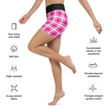 Ladies Tartan Yoga Shorts - Free p&p Worldwide