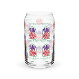 THISTLE & ROSE Can-shaped glass