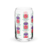THISTLE & ROSE Can-shaped glass
