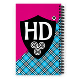 A4 Highland Dancer Spiral notebook