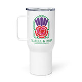 THISTLE & ROSE Travel mug with a handle