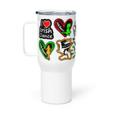 Irish Dancer Travel mug with a handle - FREE p&p Worldwide