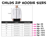 Tartan Children Zip Hoodie - FREE p&p Worldwide