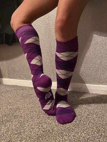 HD® Practice Socks Purple – The Highland Dancer