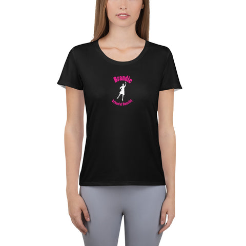 Brandie School of Dancing Women's Athletic T-shirt