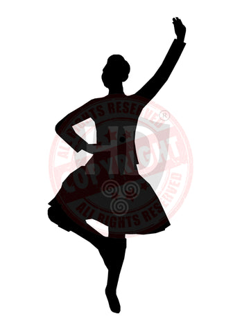 Dancer Anna Gregory - Girl Decal - A4 sheet