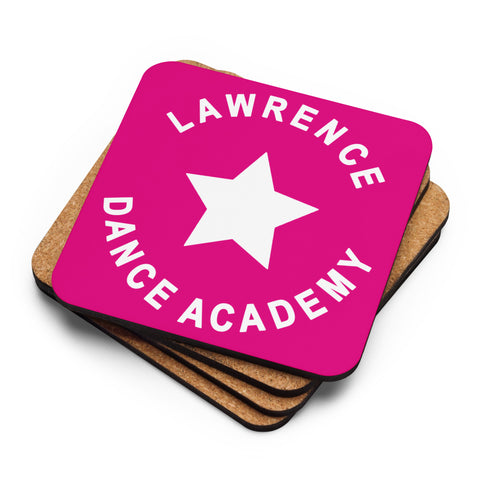 Lawrence Dance Academy Cork-back coaster