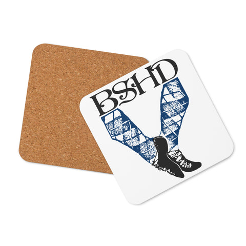 BSHD Cork-back coaster - Free p&p