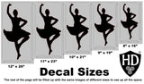 Girl Highland Dancer Decal #8 - A4 sheet