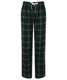Tartan PJ Lounge Pants - Navy/Green - Ladies