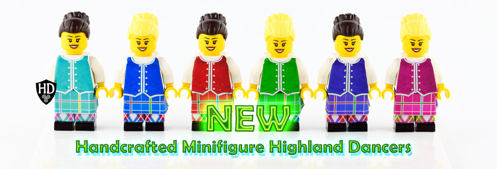 Lego Minifigure Highland Dancers