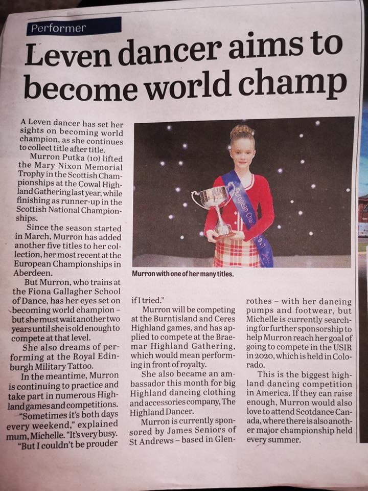 #HD Brand Ambassador Murron aims to become World Champ