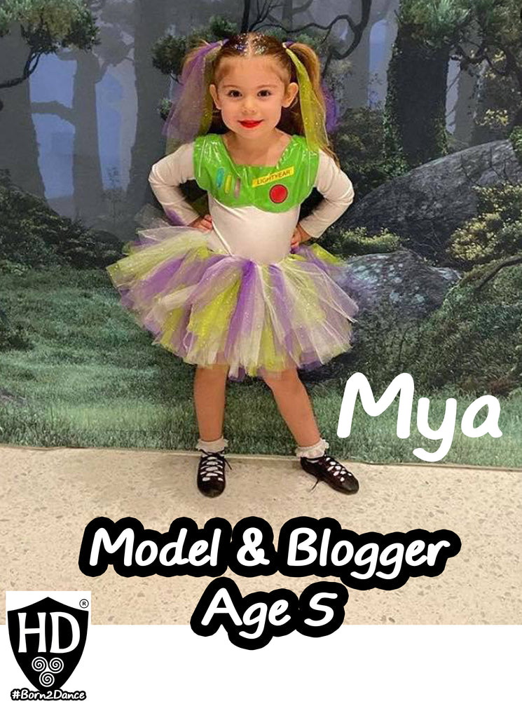 Introducing our wee model & blogger Mya age 5 to The Highland Dancer Team
