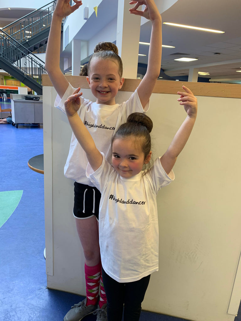 The Highland Dancer Brand Ambassador Summer's next blog with her wee cousin Alexa