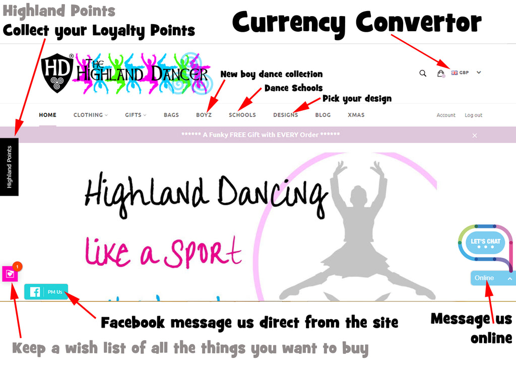 Upgrading The Highland Dancer Website